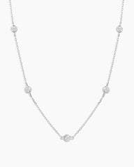 Classic Five Diamond Necklace