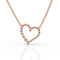 Glimmer Heart Diamond Pendant
