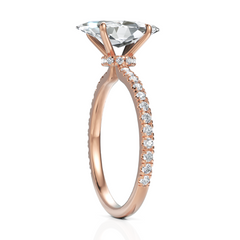Eleanor Marquise Cut Solitaire Diamond Ring (2.00 CT. Marquise Cut)