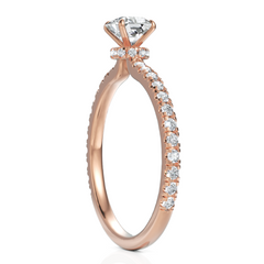 Superior Radiant Square Solitaire Diamond Ring (0.50 CT. Radiant Square Cut)