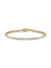 Lab Grown Diamond Gold Tennis Bracelet