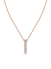 Lab Diamonds Gold Pendant With Chain