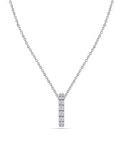 Lab Diamonds Gold Pendant With Chain