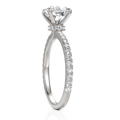 Solitude Grace Square Radiant Cut Diamond Ring (1.50 CT. Square Radiant Cut)