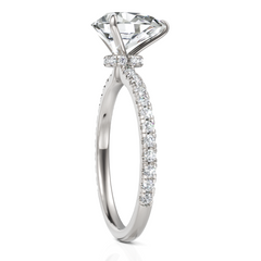 Pear Cut Solitaire Diamond Wedding Ring (1.50 CT. Pear Cut)