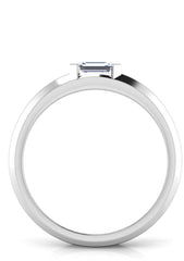 Stunning Emerald Cut Diamond Ring For Men (1.00 CT.)