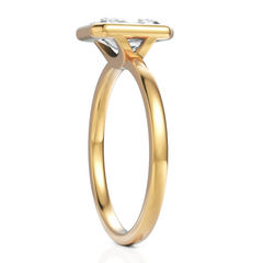 Bezel Set Radiant Cut Diamond Solitaire Ring (1.50 CT. Solitaire)