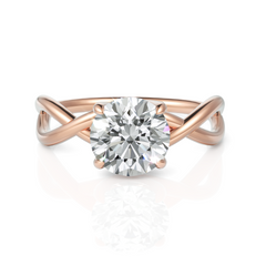 Lustre Solitaire Diamond Ring (1.50 CT. Round Cut)