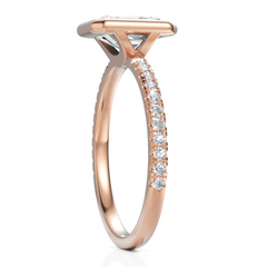 Radiant Cut Diamond Engagement Ring (1.50 CT. Solitaire)