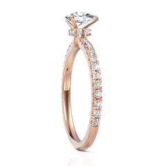 Classic Pear Solitaire Diamond Ring (0.50 CT. Pear)