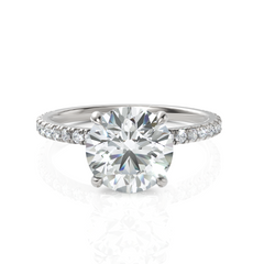 Epic Round Cut Solitaire Diamond Ring (2.00 CT. Round Solitaire)