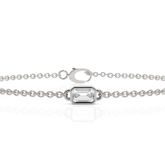 EMERALD CUT DIAMOND BRACELET